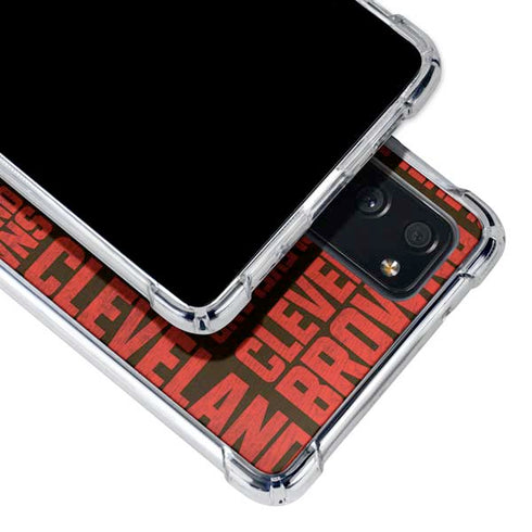 NFL Cleveland Browns - Blast Galaxy S20 FE Clear Case